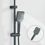 Bathroom Exposed Shower System Rainfall Shower Head Combo