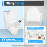 Electric Bidet Toilet Seat Smart Automatic Deodorization Elongated
