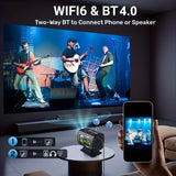 2026 New 1080P Projector Portable Wired w/ Speakers For Phone Movies
