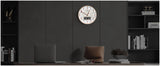 TIMESS Luminous Voice-activated Wall Clock, 14' Silent Battery Powered