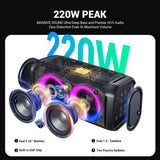 W-KING T11 Bluetooth Speakers,100W RMS, IPX6 Waterproof, Wireless