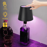 Portable Touch Wireless 4000mAh Rechargeable LED Table Lamp