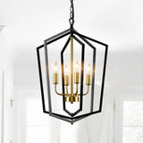 4 Light Luxury Chandeliers Farmhouse Industrial Pendant Lighting Classic Lantern
