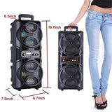Portable 3000W Bluetooth Speaker Subwoofer Heavy Bass Sound