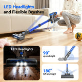 Devoac 40Kpa 5 in 1 Ultra-Light Cordless Stick Vacuum for Hard Floor Carpet