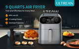 ULTREAN 8.5L Air Fryer Electric Hot fryer Oven Oilless Cooker with LCD Touch Control