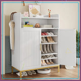 7-Tier Shoe Cabinet with Adjustable Shelves, 47.2'' for Entryway Hallway