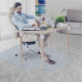 Transparent Wheelchair Cushion  Scratch Resistance Convex Nail Bottom Slippery Office Rolling Chair Mat