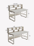 New Model Desk Bookshelf Integrated Student Writing Desk Simple Office Desk
