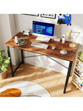 Sweetcrispy 44 In Computer Desk For Home Office, Modern Study Work Table