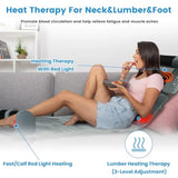 Full Body Massage Mat with Heat Vibration Massage Pad for Back Neck