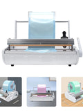 500W Automatic Sealing Machine for Sterilization Pouches 9.84in Width Dental Lab Sealer 6 Temp Levels 110V