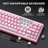 60% Mechanical Gaming Keyboard with QMK/VIA, Topographic Design