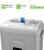 High-Security Micro-Cut 8-Sheet Paper, CD/DVD
