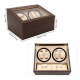 Watch Winder, 4+6 Automatic Watches Winders Storage Display Box