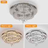 VETRULUS Luxury K9 Crystal Chandelier Modern Ceiling Lamp Led Living Dining Room Decor Pendant Light Dimmable Lustre Home