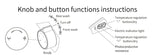 Smart Bidet Toilet Seat with Remote and Lighted,for Elongated Toilets,Soft Close and Instant Heated,