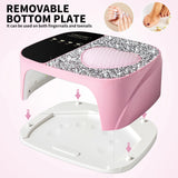 Professional UV LED Nail Lamp Kit Fast Curing Dryer 4 Timer Settings Cordless Rechargeabl