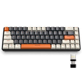 RK68 60% Wireless Mechanical Keyboard, Bluetooth 5.0/2.4GHz with Dual Mode 2-in-1 Receiver