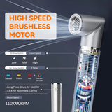 Hair Dryer Brush：Blow Dryer Brush 3 in 1 With 110,000 RPM High-Speed Negative Ionic