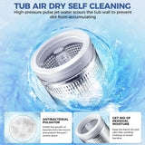 Full-Automatic Portable Washer with Drain Pump for Apartment,rams & 8 Water Levels