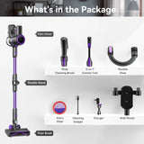 POWEART N700 350W Rechargeable Cordless Stick Vacuum, up to 45 minutes