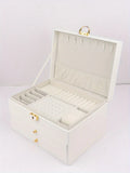 1PC Necklace Earrings Jewelry Storage Organizer Box, Ideal choice for Gifts