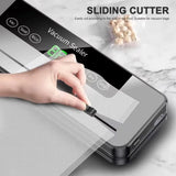 Electric Vacuum Sealer Machine, Touch Button Food Storage Sealer with Built-in Cutter