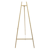 118CM Large Wood Tripod Gold Foldable Artist Easel Floor Stand
