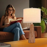 Nightstand Lamp Bedside Lamps Set of 2 Vtage Rustic Farmhouse Table Lamp