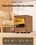 DR-123 Indoor Portable Space Heater with Remote Control for Mobility, Pro