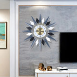 23.6 Inch Modern Large Decorative Wall Clock Silent Non Ticking
