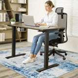 Office Chair Mat for Hardwood Floor and Tile 48"x60" Abstract Desk Rug for Rolling Chair