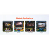 20FT Inflatable Projector Screen with Portable Storage Bag, 16:9 Easy Set Up