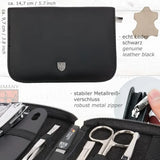 3 Swords Germany brand quality 10 Pcs manicure pedicure grooming kit set for nail care tweezers file clipper,