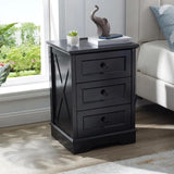 Bedroom Chest w/ Charging Station / Storage Drawers, End Table/Nightstand