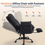 Cross Legged Office Chair with Footrest, High Back Criss Cross Chair with