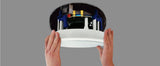Herdio 5.25” Flush Mount Bluetooth Ceiling Speaker System Max Power 600 Watts Perfect For Humid
