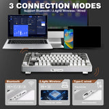YUNZII B75 PRO 82-Key Wireless Mechanical Gaming Keyboard