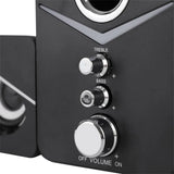 USB Computer LED Speakers System Subwoofer Stereo Bass Control