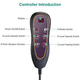 Electric Massage Mat Multifunctional Full Body Massager W/ Heating Kneading