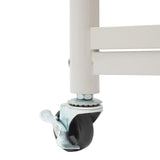 Portable Foot Baths Trolley Footbath Cart Nail Stool with Wheels For Foot Manicure Massage Rest