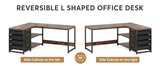 Tribesigns L Shaped Computer Desk with Storage Drawers, 59 inch Corner Desk