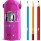 Color pencil electric sharpener, automatic robot sharpener, rechargeable hands-free sharpener