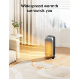 1500W Portable Heaters for Indoor Use with Remote, 70° Oscillation