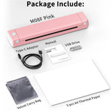 Phomemo M08F A4 Paper Printer Portable Thermal Printer Tattoo Printer