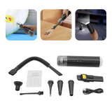 Powerful Handheld Vacuum Cleaner, Cordless Car Vacuum with 6 Nozzles