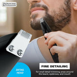 Pro Series Rechargeable Eyebrow Ear Nose Hair Trimmer for Men Painless DualTech Eyebrow Trimmer Facial Hair