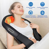Neck and Shoulder Massager W/ Heat, Deep Tissue Back Massager for Office an