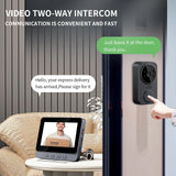 Smart Video Doorbell, 4.3-Inch Display for 2-Channel Audio Intercom